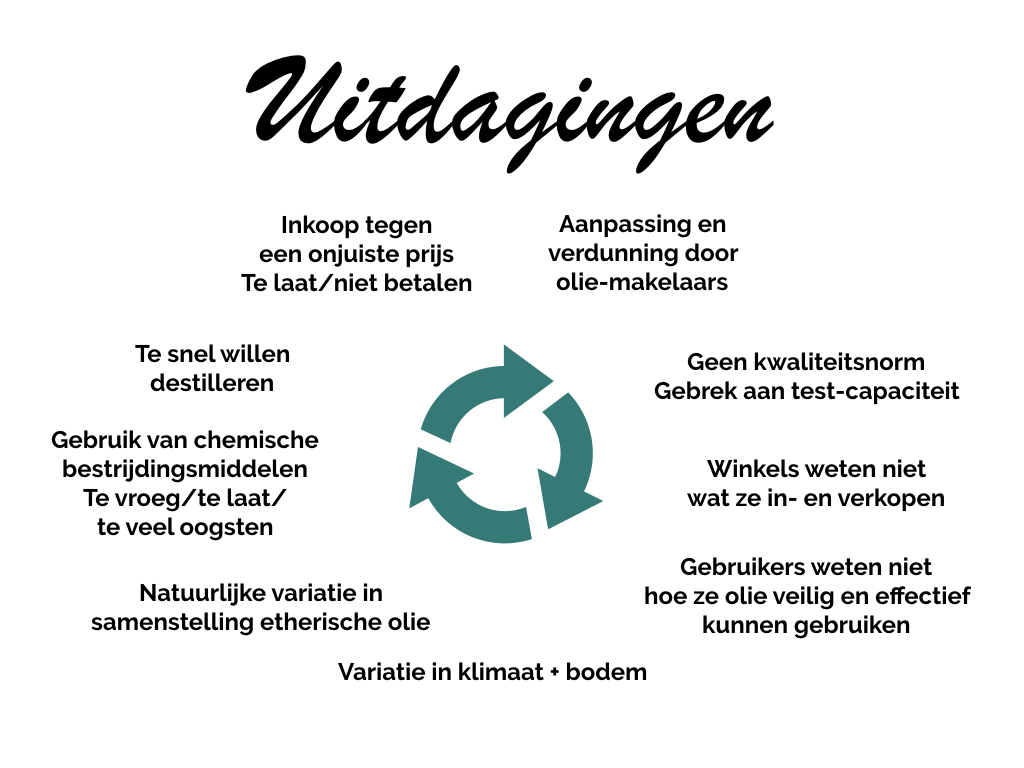 vluchtige aromatische verbindingen in lavendel-olie